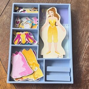Melissa & Doug Belle Magnetic Dress-Up Doll - Beauty and the beast